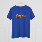 Women's Cotton Tee - Sargasso Flowered Print