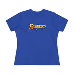 Women's Cotton Tee - Sargasso Flowered Print