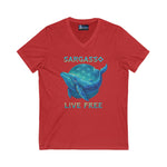 V-Neck Tee Sargasso Whale Shirt