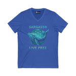 V-Neck Tee Sargasso Whale Shirt
