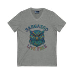 V-Neck Tee Sargasso Crystal Owl Shirt