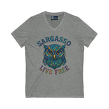 V-Neck Tee Sargasso Crystal Owl Shirt