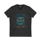 V-Neck Tee Sargasso Crystal Owl Shirt