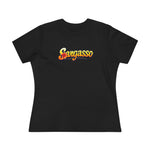 Women's Cotton Tee - Sargasso Flowered Print