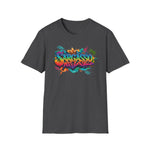 Tropical Vibes Graffiti sargasso live free Unisex T-Shirt - Live Free Design