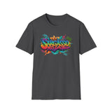 Tropical Vibes Graffiti sargasso live free Unisex T-Shirt - Live Free Design