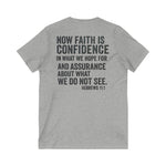 Faith v neck Tee