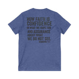 Faith v neck Tee