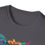 Tropical Vibes Graffiti sargasso live free Unisex T-Shirt - Live Free Design