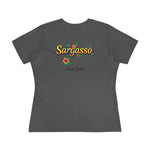 Women's Cotton Tee - Sargasso Flowered Print
