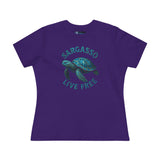 The Sea glass turtle  Women's Cotton Tee