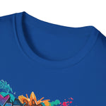 Tropical Vibes Graffiti sargasso live free Unisex T-Shirt - Live Free Design