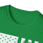 Distressed Flag, Men's Lightweight Fashion Tee