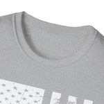Distressed Flag, Men's Lightweight Fashion Tee