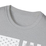 Distressed Flag, Men's Lightweight Fashion Tee