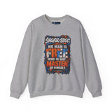 Sargasso Street “No Man Is Free Who Is Not Master of Himself” Crewneck Sweatshirt