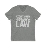Women's V-Neck Accountability Tee