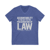 Women's V-Neck Accountability Tee