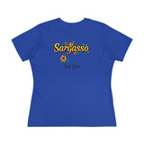 Women's Cotton Tee - Sargasso Flowered Print