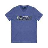 Faith v neck Tee