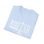 Rooted In Christ, Men's Lightweight Fashion Tee