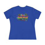 Cotton Tee - Sargasso Tropical Print Women's T-Shirt