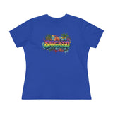 Cotton Tee - Sargasso Tropical Print Women's T-Shirt