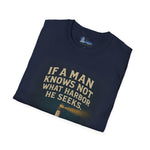 Men's Inspirational Unisex Softstyle T-Shirt - If a man knows