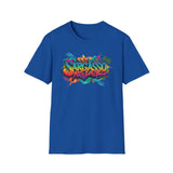 Tropical Vibes Graffiti sargasso live free Unisex T-Shirt - Live Free Design