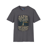Men's Inspirational Unisex Softstyle T-Shirt - If a man knows