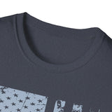 Distressed Flag, Men's Lightweight Fashion Tee