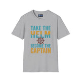 Unisex T-Shirt - Take the Helm Nautical Design
