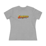 Women's Cotton Tee - Sargasso Flowered Print