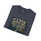 Men's Inspirational Unisex Softstyle T-Shirt - If a man knows