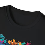Tropical Vibes Graffiti sargasso live free Unisex T-Shirt - Live Free Design