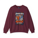 Sargasso Street “No Man Is Free Who Is Not Master of Himself” Crewneck Sweatshirt