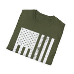 Distressed Flag, Men's Lightweight Fashion Tee