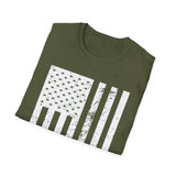 Distressed Flag, Men's Lightweight Fashion Tee