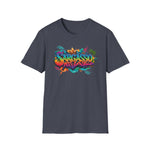 Tropical Vibes Graffiti sargasso live free Unisex T-Shirt - Live Free Design
