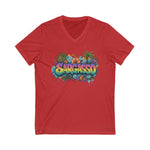 Tropical V-Neck Tee