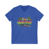 Tropical V-Neck Tee