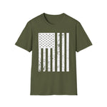 Distressed Flag, Men's Lightweight Fashion Tee