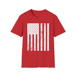 Distressed Flag, Men's Lightweight Fashion Tee