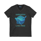 V-Neck Tee Sargasso Whale Shirt