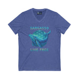 V-Neck Tee Sargasso Whale Shirt
