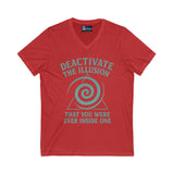 V neck  Deactivation Design