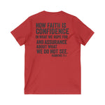 Faith v neck Tee
