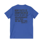Faith v neck Tee