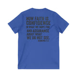 Faith v neck Tee