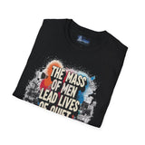 Men's Softstyle T-Shirt - The Mass of Men Typography Design